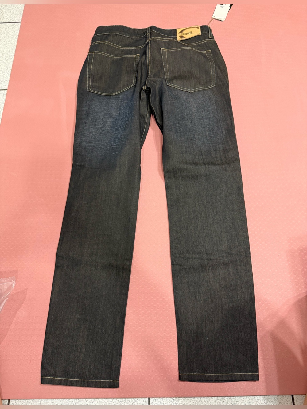 Just Cavalli Dark Blue Straight-Leg Jeans